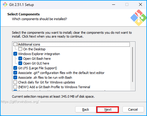 Git Select Components