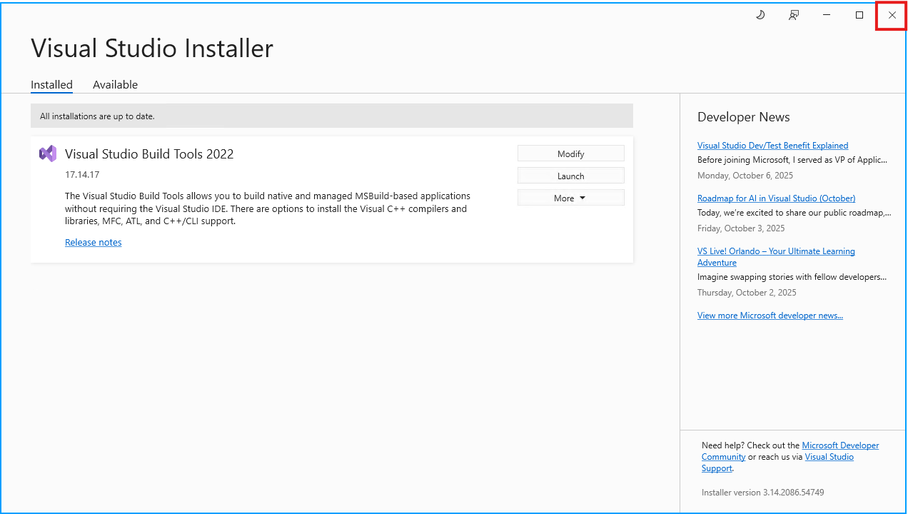 Visual Studio Build Tools Complete