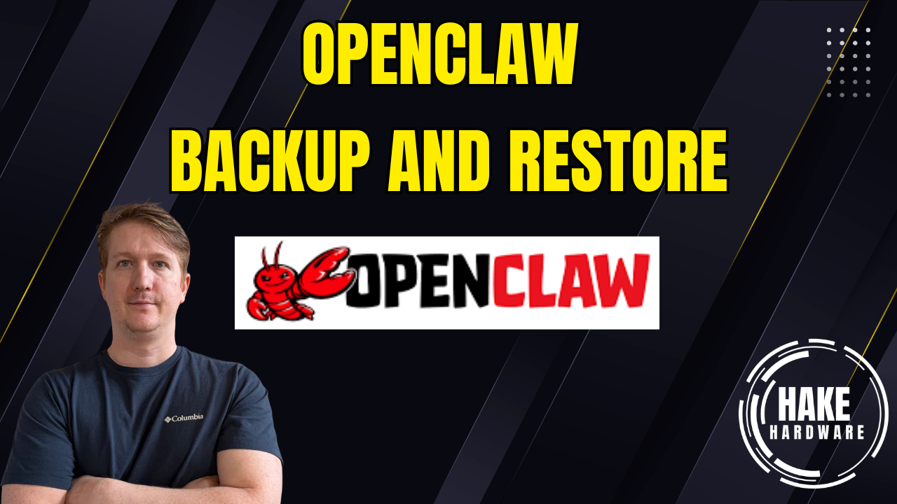 OpenClaw Part 5: Backup, Restore & Maintenance