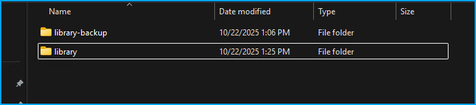 New ROCm Library Folder Copied