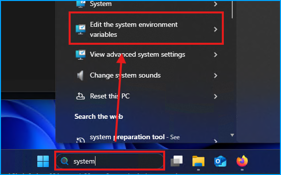 Windows System Search